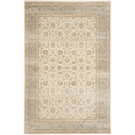 Safavieh Vintage Power Loomed Rectangle Rug- Ivory - Light Blue- 4 x 5 ft. 7 in. VTG571A-4